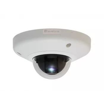 LevelOne HUBBLE fixed dome IP-netwerkcamera, 5 megapixel, 802.3af PoE, vandalismebestendig