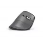 BakkerElkhuizen FastForward Pro muis, rechtshandig, verticaal ontwerp, optisch, RF draadloos + Bluetooth + USB Type-C, 5000 DPI, zwart, grijs