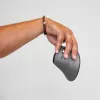 BakkerElkhuizen FastForward Pro muis, rechtshandig, verticaal ontwerp, optisch, RF draadloos + Bluetooth + USB Type-C, 5000 DPI, zwart, grijs