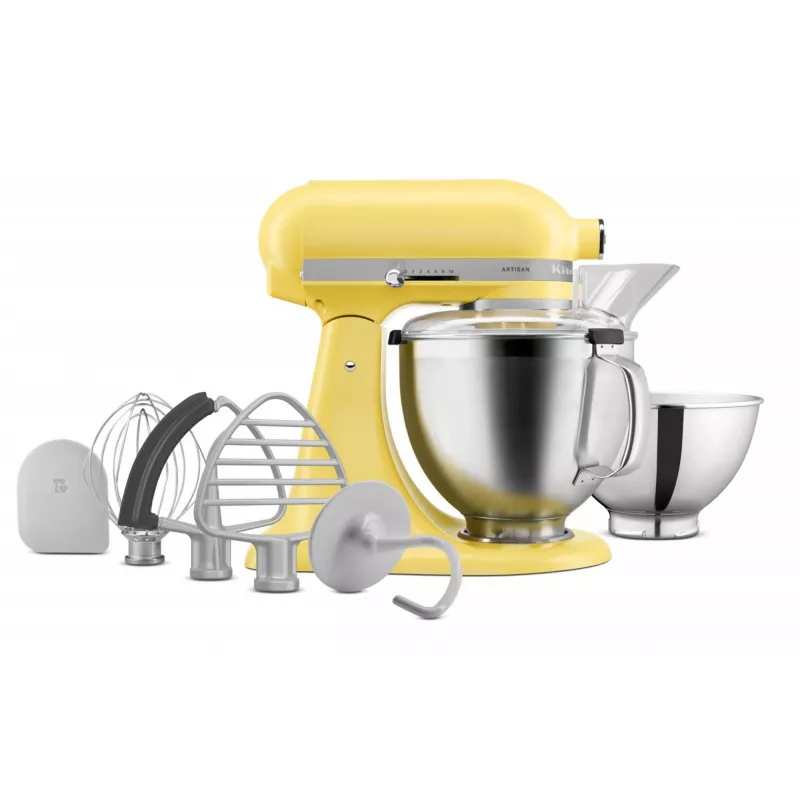 KitchenAid 5KSM195PSEBT standmixer 300 W roestvrij staal, geel