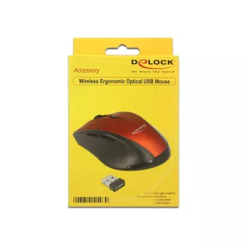 Muis DeLOCK 12493 RF draadloos optisch 1600 DPI