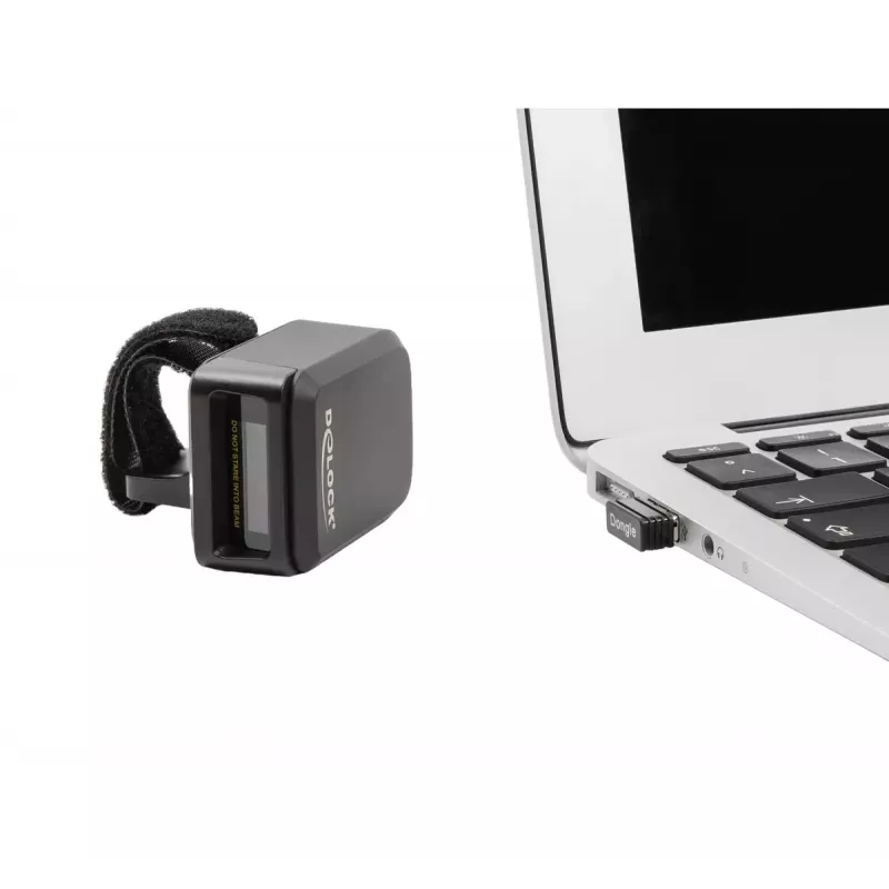 Draagbare barcodescanner DeLOCK 90610 1D 2D draadloos Bluetooth
