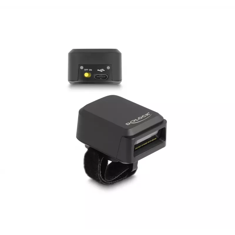 Draagbare barcodescanner DeLOCK 90610 1D 2D draadloos Bluetooth