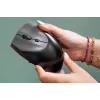 BakkerElkhuizen Handshake muis links, linkshandig, verticaal design, optisch, RF draadloos + Bluetooth + USB Type-C, 6400 DPI, zwart, grijs