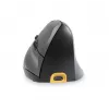 BakkerElkhuizen Handshake muis rechts, rechtshandig, verticaal design, optisch, RF draadloos + Bluetooth + USB Type-C, 6400 DPI, zwart, grijs