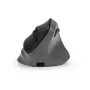 BakkerElkhuizen PRF Pro muis rechts, rechtshandig, verticaal design, optisch, RF draadloos + Bluetooth + USB Type-C, 2400 DPI, zwart, grijs