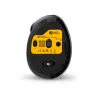 BakkerElkhuizen MidWay muis links, linkshandig, verticaal design, optisch, RF draadloos + Bluetooth + USB Type-C, 2400 DPI, grijs, zwart
