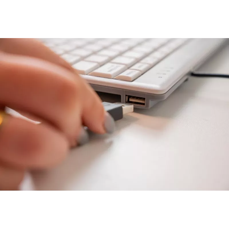 BakkerElkhuizen UltraBoard 955 V2 Numeric, USB, 22, laptop/pc, 1,5 m, donkergrijs, lichtgrijs