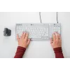 BakkerElkhuizen UltraBoard 955 V2 Numeric, USB, 22, laptop/pc, 1,5 m, donkergrijs, lichtgrijs