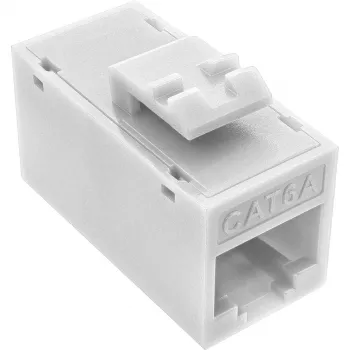InLine Keystone RJ45-bus, onafgeschermd, Cat.6A, 8-pack, wit