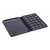 InLine 55379G Bluetooth-numeriek toetsenbord met touchpad en display, opvouwbaar, zwart