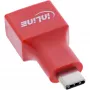 Kabeladapter InLine 31651 USB-C naar USB-A, USB 2.0, rood