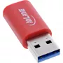 InLine 31652 Kabeladapter USB-A USB-C Rood