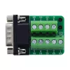 InLine 92501F Kabelverbinder terminalblock / D-Sub 9 Zwart, Groen