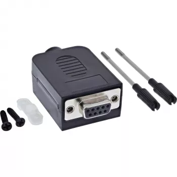 InLine 92501G Aansluitklem terminalblock / D-Sub 9 Zwart