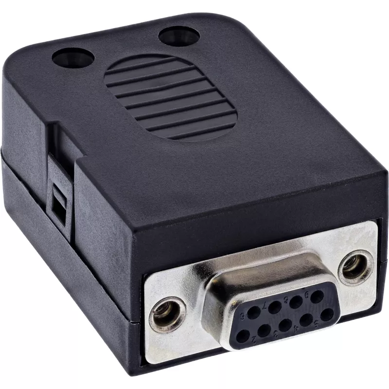 InLine 92501G Aansluitklem terminalblock / D-Sub 9 Zwart