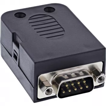 InLine 92501J Kabelverbinder rijgklem / D-Sub 9 Zwart