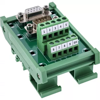 InLine 92501M Kabelverbinder klemmenstrook / D-Sub 9 Groen