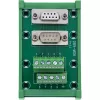 InLine 92501M Kabelverbinder klemmenstrook / D-Sub 9 Groen