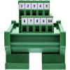 InLine 92501M Kabelverbinder klemmenstrook / D-Sub 9 Groen