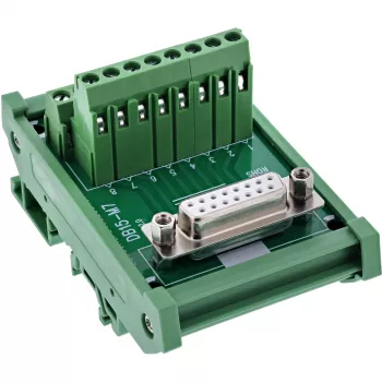 InLine 92502C Kabelverbinder klemmenstrook / D-Sub 15 Groen