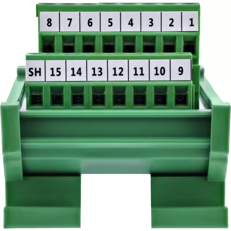 InLine 92502D Kabelverbinder klemmenstrook / D-Sub 15 Groen