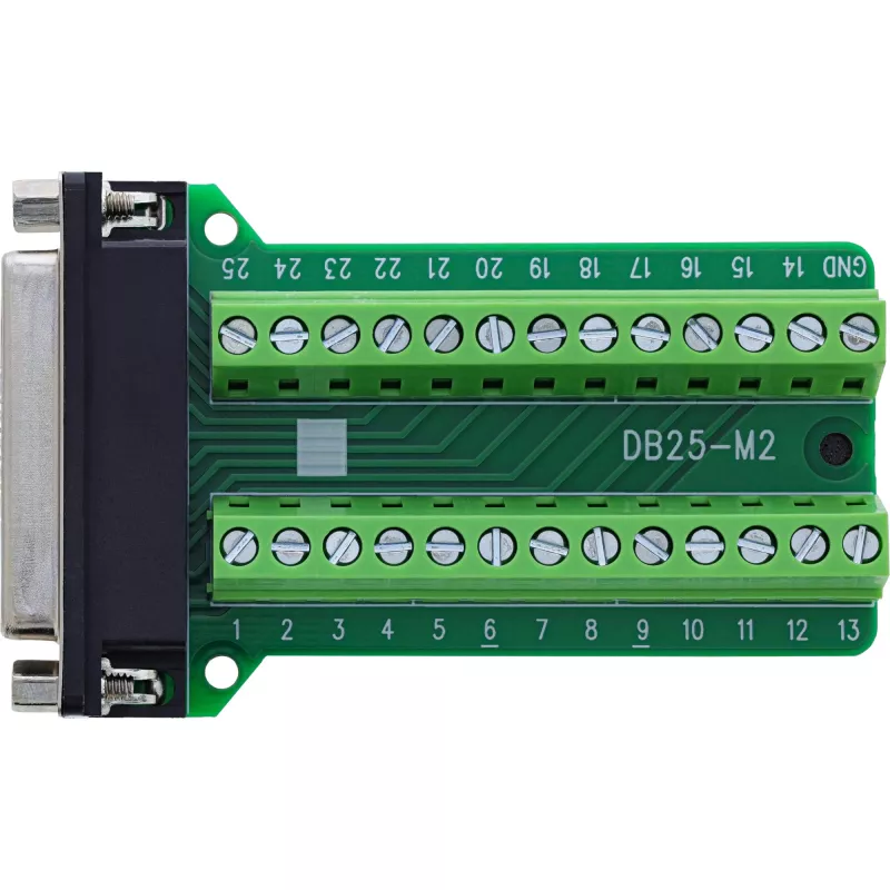 InLine 92502E Kabelverbinder klemmenstrook / D-Sub 25 Groen