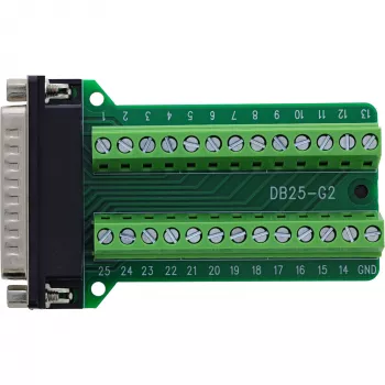 InLine 92502F Kabelverbinder rijgklem / D-Sub 25 Groen
