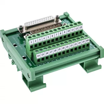 InLine 92502G Kabelverbinder klemmenstrook / D-Sub 25 Groen