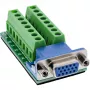 InLine 92503A Draadverbinder klemmenstrook, VGA (HD15) Blauw, Groen
