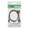 InLine 92504G Kabelverbinder USB-A / klemmenstrook, 5-polig Zwart, Groen
