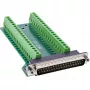 InLine 92502J Draadverbinder klemmenstrook / D-Sub 37 Zwart, Groen
