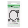 InLine 92504D draadverbinder micro-USB / klemmenstrook, 5-polig zwart, groen