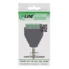 InLine 92504J kabelverbinder 3,5 mm 4-polige jackstekker TRRS / klemmenstrook 4 aansluitingen zwart, groen