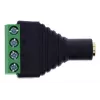 InLine 92504K kabeladapter 3,5 mm 4-polige jackbus TRRS / klemmenstrook 4 klemmen zwart, groen