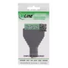 InLine 92504K kabeladapter 3,5 mm 4-polige jackbus TRRS / klemmenstrook 4 klemmen zwart, groen