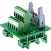 InLine 92504O kabelverbinder IDC 10 / rijgklem 5 klemmen groen, lichtgrijs