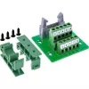 InLine 92504O kabelverbinder IDC 10 / rijgklem 5 klemmen groen, lichtgrijs
