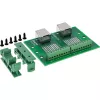 InLine 92505C Dubbele RJ45-aansluiting klemmenblok, recht, DIN-rail