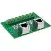 InLine 92505D kabelverbinder 2x RJ45 8P8C / 2x klemmenstrook 9 klemmen groen