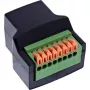 InLine 92505E kabelverbinder RJ45 8P8C / rijgklem, 8-polig zwart