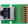 InLine 92505G draadverbinder RJ45 Cat.5e 8P8C / klemmenblok, 8-polig groen