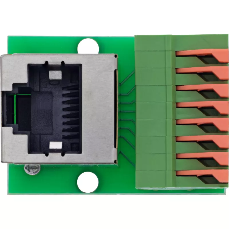 InLine 92505G draadverbinder RJ45 Cat.5e 8P8C / klemmenblok, 8-polig groen