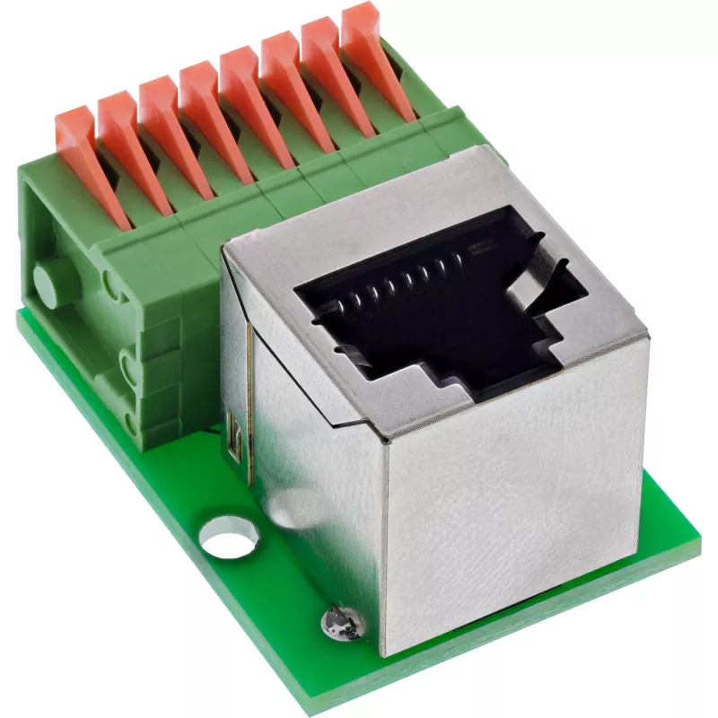 InLine 92505G draadverbinder RJ45 Cat.5e 8P8C / klemmenblok, 8-polig groen