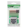 InLine 92505G draadverbinder RJ45 Cat.5e 8P8C / klemmenblok, 8-polig groen