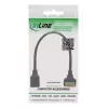 InLine 92505H draadverbinder RJ45 Cat.5e 8P8C / klemmenblok, 8-polig zwart