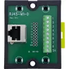 InLine 92505J draadverbinder RJ45 8P8C / klemmenstrook, 9-polig, zwart, groen