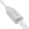 InLine 35121W USB-kabel USB 2.0 1 m USB A 2 x USB C wit