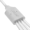 InLine 35142W USB-kabel USB 2.0 2 m USB A 4 x USB-C wit