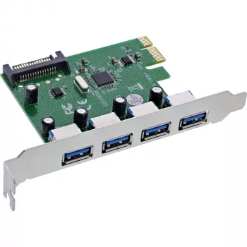 InLine 76666M interfacekaart/adapter intern USB 3.2 Gen 1 (3.1 Gen 1)